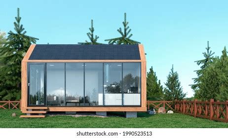 Exterior Modern Living Modular House 3d Stock Illustration 1990523513 | Shutterstock