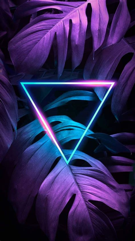 Neon Triangle iPhone Wallpaper | Telefon duvar kağıtları, Iphone arkaplanları, Resim