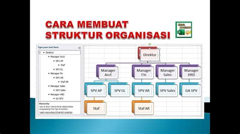 Cara Membuat Struktur Organisasi Di Excel Contoh File | Porn Sex Picture