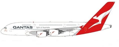 Qantas Airbus A380-842 VH-OQS detachable gear Aviation400 WB4034 Scale ...