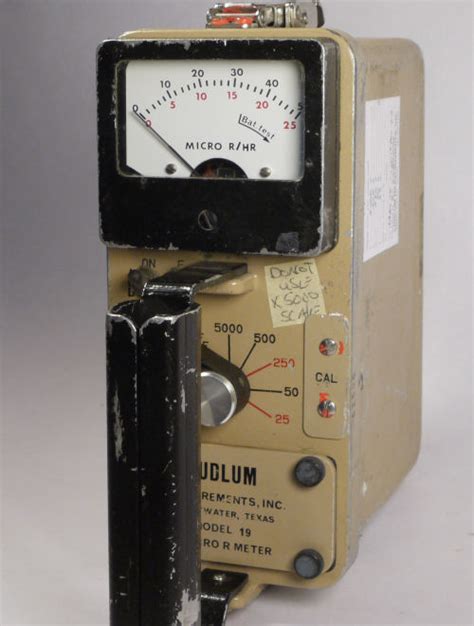 Ludlum Model 19 Micro R Meter Radiation Detector Geiger Counter | eBay