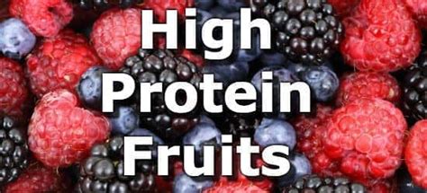 Protein Content In Fruits - Bogados