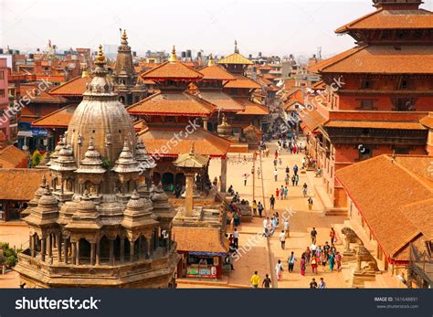 Kathmandu, Nepal - June 2013: Patan Durbar Square Stock Photo 161648891 ...