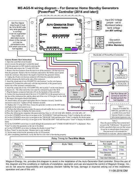 Home Standby Generator Installation Diagram