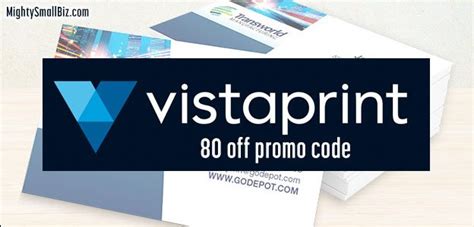 Vistaprint Promo Code 80% Off