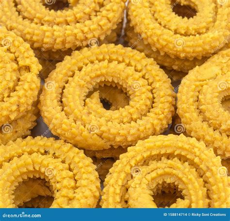 Indian Traditional Deep Fried Snack Chakli Stock Photo - Image of ...