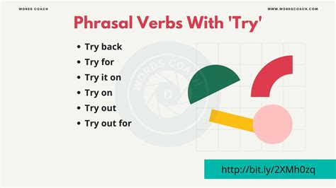 Phrasal Verbs With 'Try'