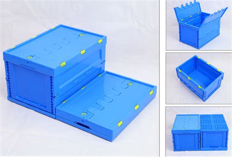 collapsible plastic storage boxes are used for packaging and storage