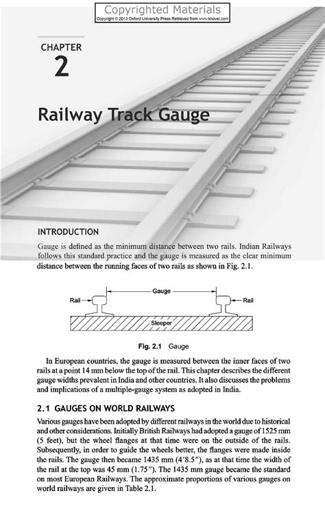 Lecture 15 - lec - CHAPTER Railway Track Gauge INTRODUCTION Gauge is ...