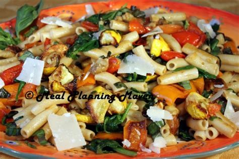 Penne with Roasted Vegetables - Meal Planning Maven