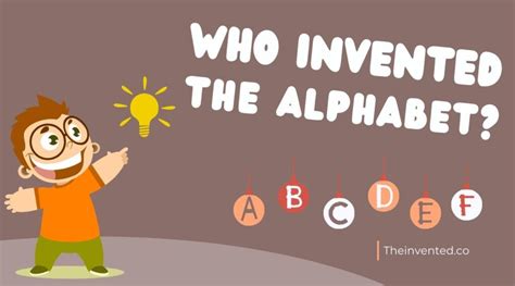 Who Invented The Alphabet We Use Today?