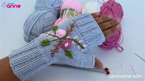 Pattern of Knitted Gloves - Knitting, Crochet Love