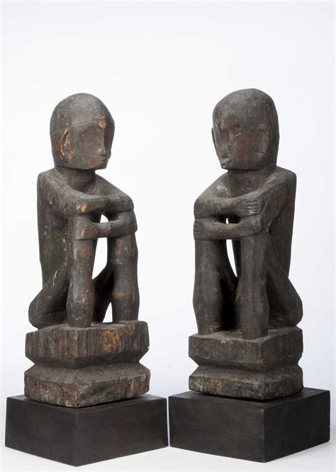 A Pair of Bulul figures, Philippines