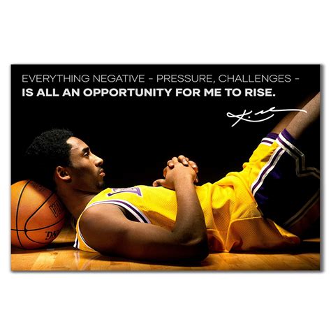 Kobe Bryant Art Print Motivational Wall Decor Inspirational - Etsy