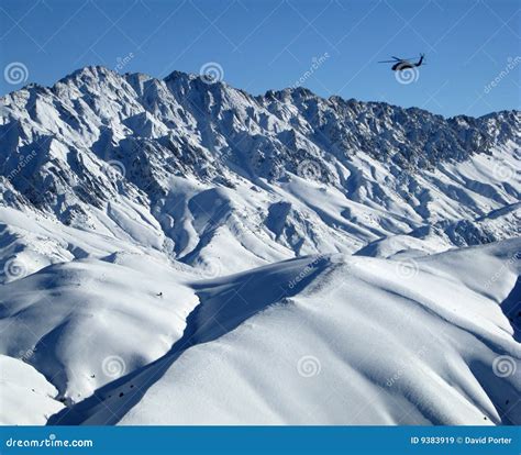 Blackhawk Over Snowy Afghanistan Mountains Stock Image - Image of jagged, crossing: 9383919