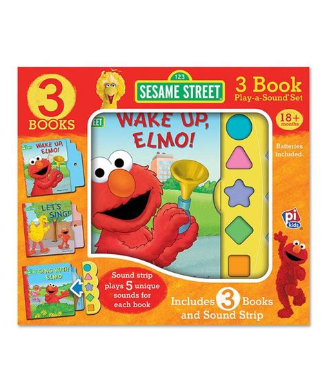 Sesame Street Play-a-Sound Board Book Set | Board books, Book set, Kids singing