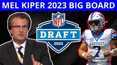 UPDATED Mel Kiper 2023 NFL Draft Big Board: Top 25 Prospect Rankings Ft. Jalen Carter & Will ...