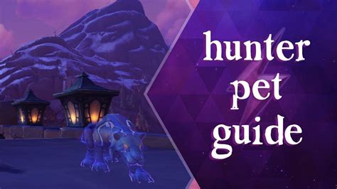 Hunter Pet Guide - World of Warcraft - BfA 8.2 | World of worldcraft, World of warcraft, World ...