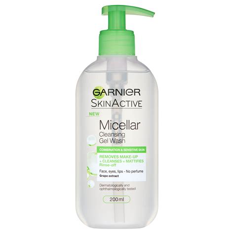 Garnier Micellar Cleanseing Gel Face Wash Combination To Oily Skin- 200ml | Natural Oil Bar