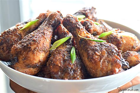 Baked Jerk Chicken Drumsticks Recipe - Sisi Jemimah