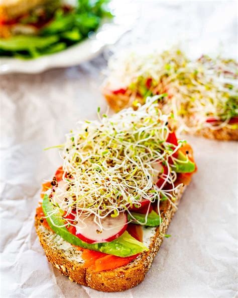 Smoked Salmon Sandwiches - Jo Cooks