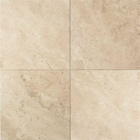 Daltile Travertine Baja Cream 12 in. x 12 in. Natural Stone Floor and Wall Tile (10 sq. ft ...