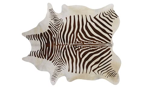 Buy Faux Zebra Hide -Brown & Cream by Jayson Home - Quick Ship designer ...