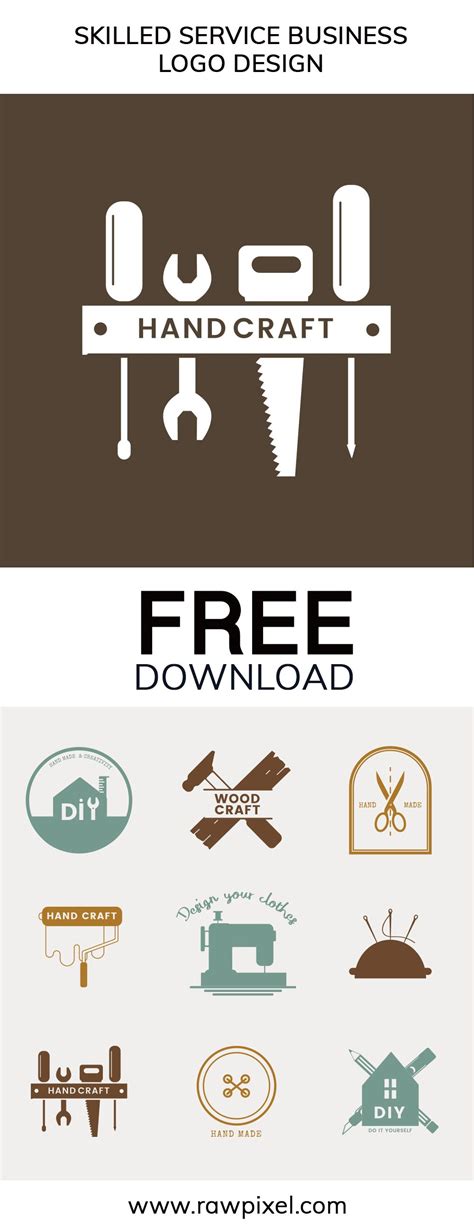 Get beautiful free and premium royalty-free DIY and handicraft logos ...