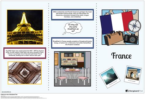 Travel Brochure Sample Storyboard by kristen