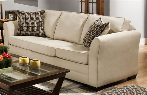 Global Furniture USA 5149 Sofa Set - Soft Cotton Fabric - Cream GF-U5149-Sofa-Set at Homelement.com