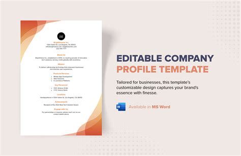 FREE Company Profile Templates & Examples - Edit Online & Download ...