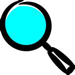 Magnifying glass clip art | Free SVG