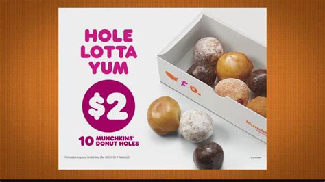 Dunkin’ Donuts: 10-Count Munchkin Donut Holes