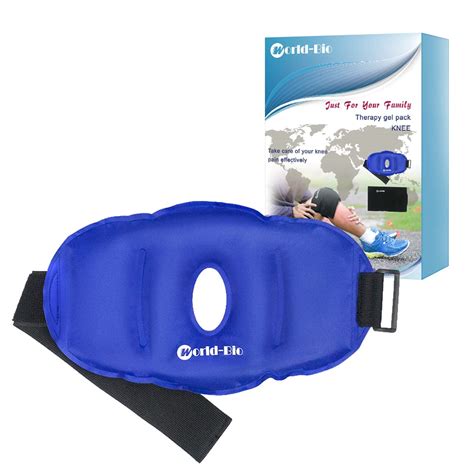 Buy Knee Ice Pack for Injuries, Reusable Knee Cold Gel Pack Wrap Around ...