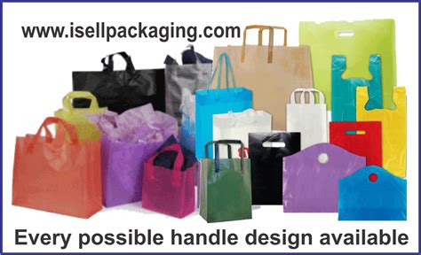 Plastic Bags With Handles | iSell packaging