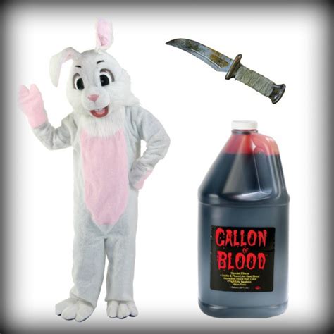 Cute Turned Creepy: DIY Bloody Bunny Costume - Halloween Costumes Blog