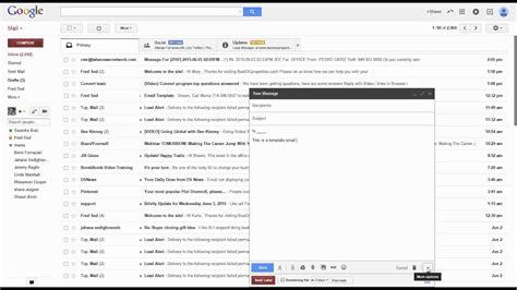 How To Make Gmail Template