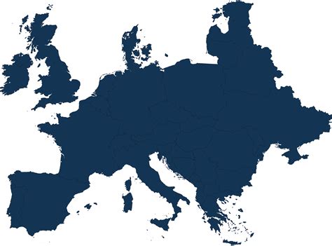 Blank Map Of Europe Png Png Download Western Europe Map Vector | sexiezpix Web Porn