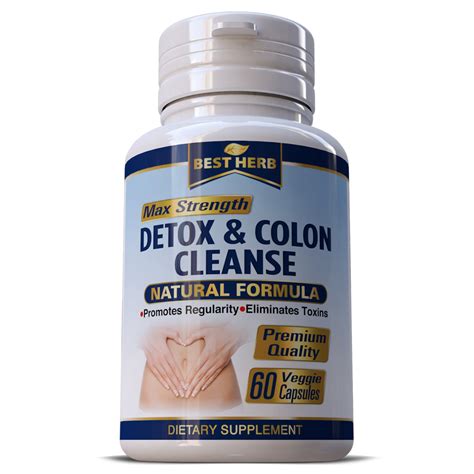 Best Herb Natural Herbal Colon Detox Cleanse Weight Loss Capsules Pill – PurestHerbal