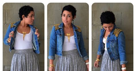 OOTD: DIY Maxi Skirt + Denim DIY Studded Jacket |Fashion, Lifestyle, and DIY
