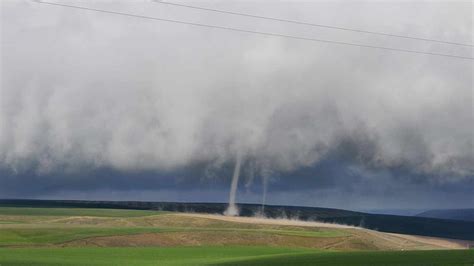 Landspout tornado confirmed near Milton Freewater, Oregon by National Weather Service