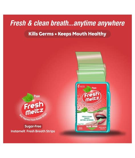 Freshmeltz Oral Hygiene Mouth Freshener Breath Freshener Strip Mint & Paan 15 g: Buy Freshmeltz ...