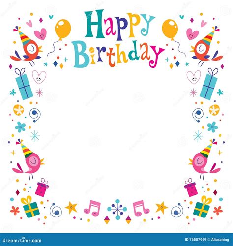 Birthday Border Happy Stock Illustrations – 43,110 Birthday Border Happy Stock Illustrations ...