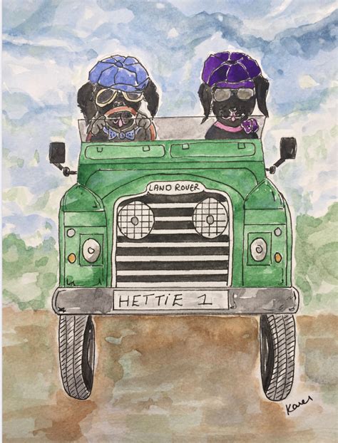 Hettie art print " Time for adventures