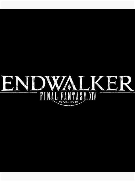 "Final Fantasy XIV Endwalker Logo " Canvas Print by nicaReneeHardin ...