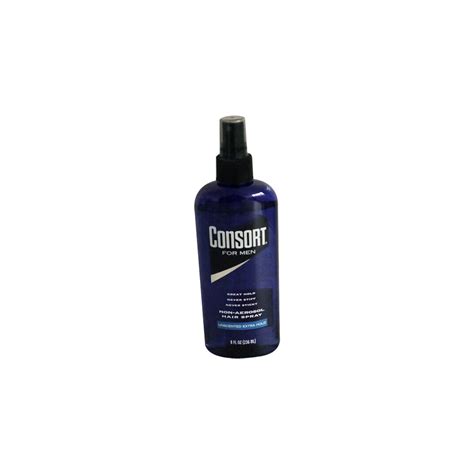 Consort for Men Extra Hold Hair Spray, Unscented, Non-aerosol, 236ml - barbertools4sale