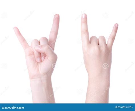 Horns Hand Sign Royalty Free Stock Photo - Image: 5761515