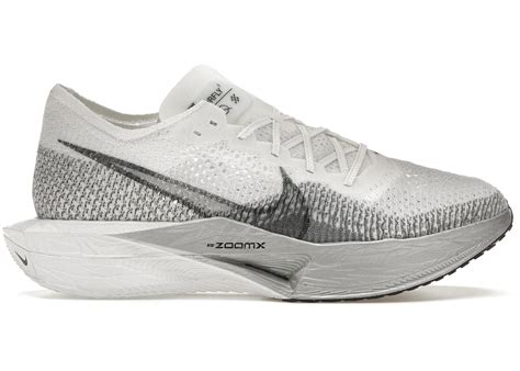 Nike ZoomX Vaporfly 3 White Particle Grey Men's - DV4129-100 - US