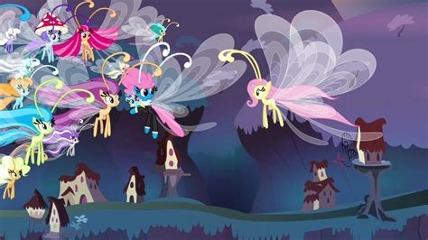Image - Fluttershy saying goodbye to the Breezies S4E16.png | My Little Pony Friendship is Magic ...