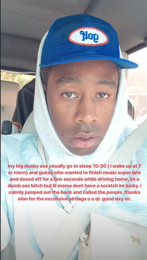 Tyler the Creator Destroys Tesla in Scary Early Morning Crash After Falling Asleep at the Wheel